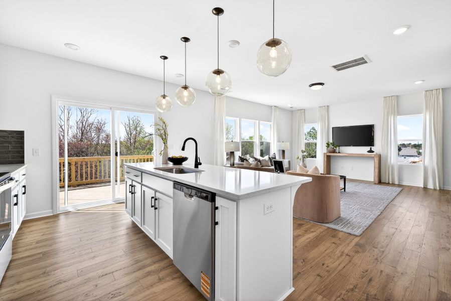 Furnished interior view inside a new home in Grandview, Albemarle (Image 17). Furnished interior view inside a new home in Grandview, Albemarle (Image 17).