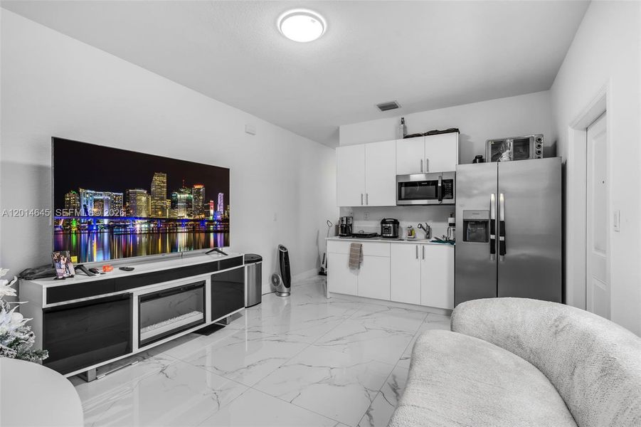 Furnished interior view inside a new home in , Miami (Image 42).