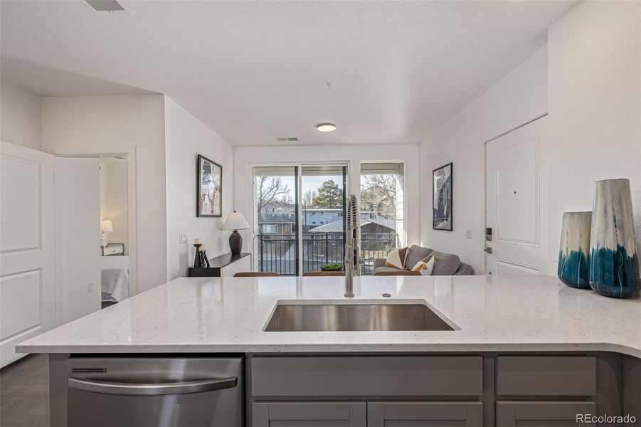 Furnished interior view inside a new home in The Scene at Sloan's Lake, Denver (Image 11).