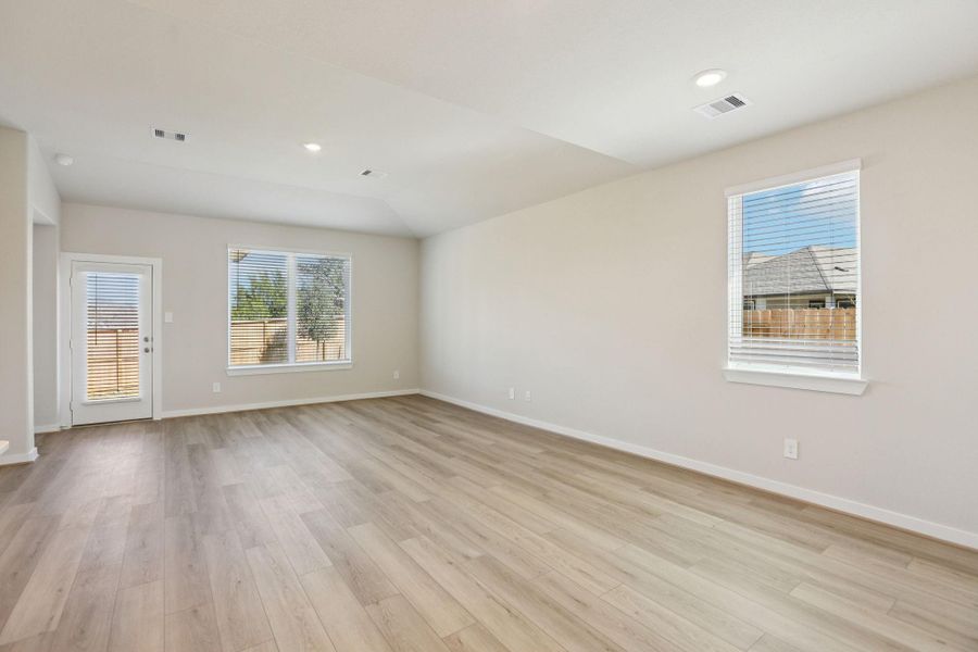 Photos are not of the actual home, but are photos of the builder home with same floorplan with similar interior finishes.
