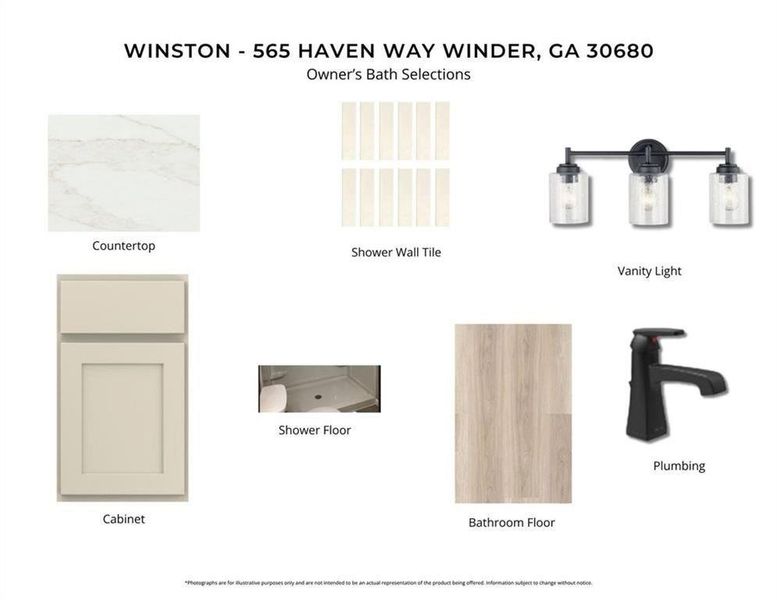 Sample of building materials used in homes in Stonehaven, Winder (Image 9).