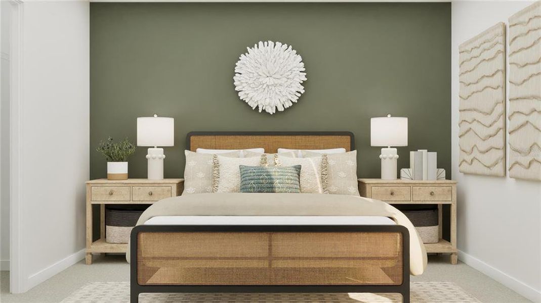 Furnished interior view inside a new home in , Davenport (Image 14).