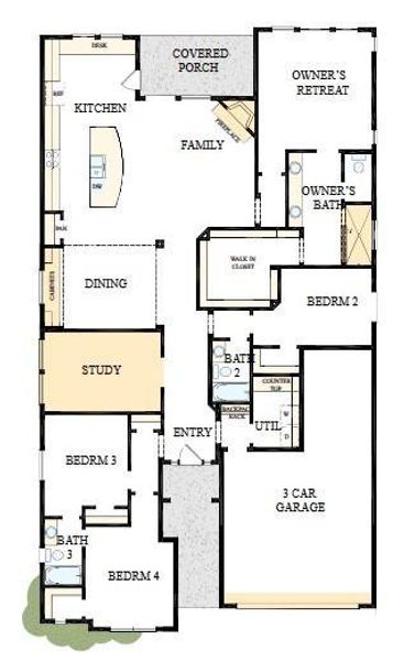 The success of a floor plan is the way you can move through it…You’ll be amazed at how well this home lives…We call it traffic patterns.
