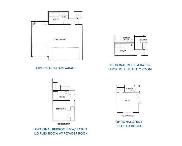 2D floor plan layout for the Concept 2870 by Risewell Homes in Silo Mills - Select Series, Joshua, TX (Image 3). 2D floor plan layout for the Concept 2870 by Risewell Homes in Silo Mills - Select Series, Joshua, TX (Image 3).