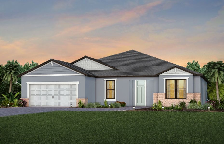 Exterior C2 with optional stone