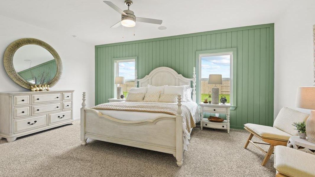 Furnished interior view inside a new home in Silverthorne, Conroe (Image 14).