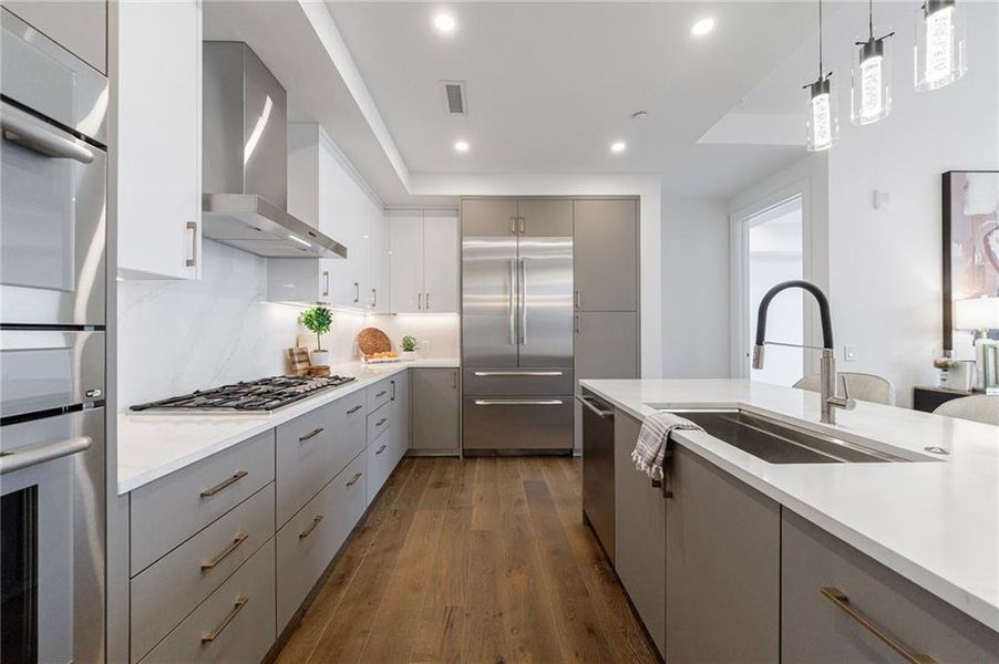 Furnished interior view inside a new home in The Dillon Buckhead, Atlanta (Image 15).