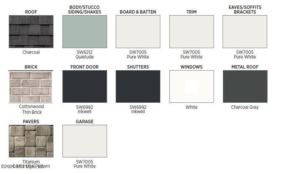Sample of building materials used in homes in , Ponte Vedra (Image 4).