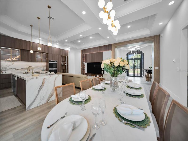 Furnished interior view inside a new home in , Clermont (Image 9).