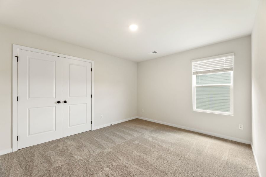 A room with white doors. A room with white doors.