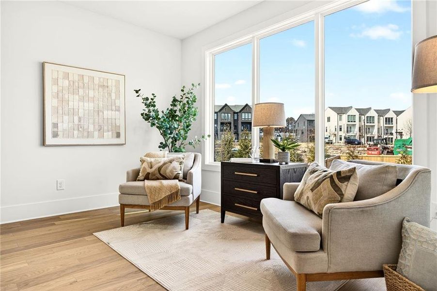 Furnished interior view inside a new home in , Brookhaven (Image 6).
