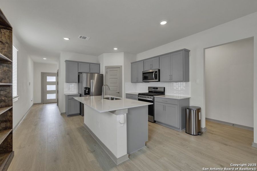 Furnished interior view inside a new home in , San Marcos (Image 5). Furnished interior view inside a new home in , San Marcos (Image 5).