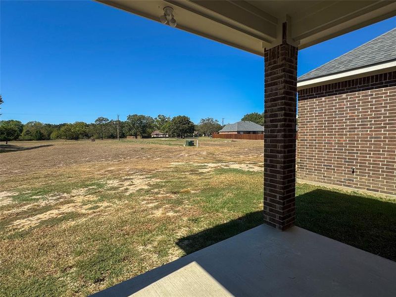 Exterior details and patio area of a home in , Commerce (Image 4).