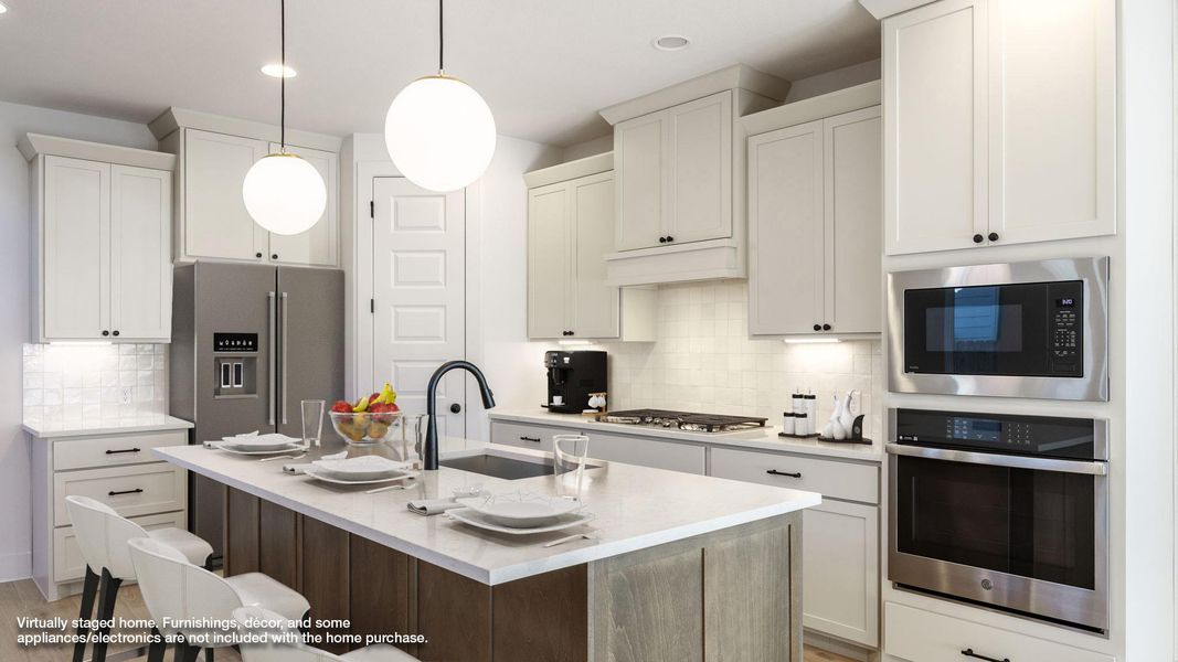 Furnished interior view inside a new home in Easton Park, Austin (Image 9).