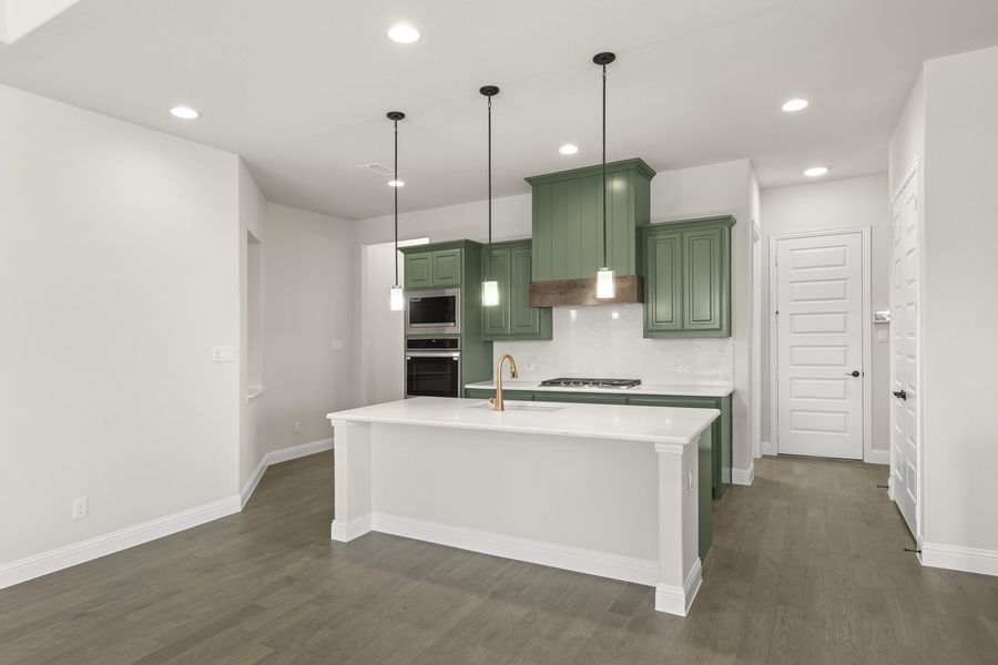 Furnished interior view inside a new home in River Ranch, Van Alstyne (Image 7).
