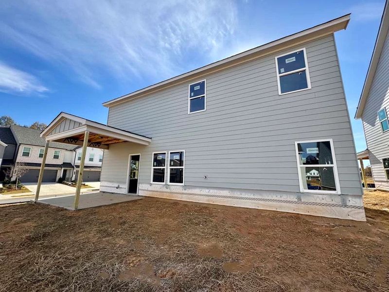 Rear Exterior Construction Progress