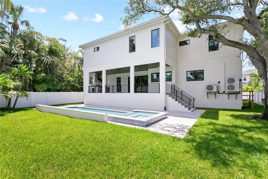 Exterior details and patio area of a home in , Tampa (Image 34). Exterior details and patio area of a home in , Tampa (Image 34).