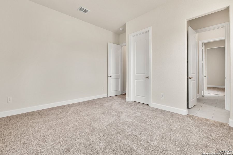 Spacious, unfurnished interior of a new home in Legend Park, Castroville (Image 17). Spacious, unfurnished interior of a new home in Legend Park, Castroville (Image 17).