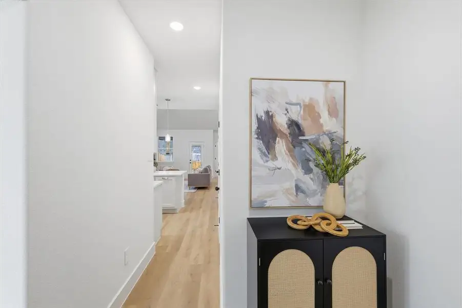 Furnished interior view inside a new home in , Fort Worth (Image 6).