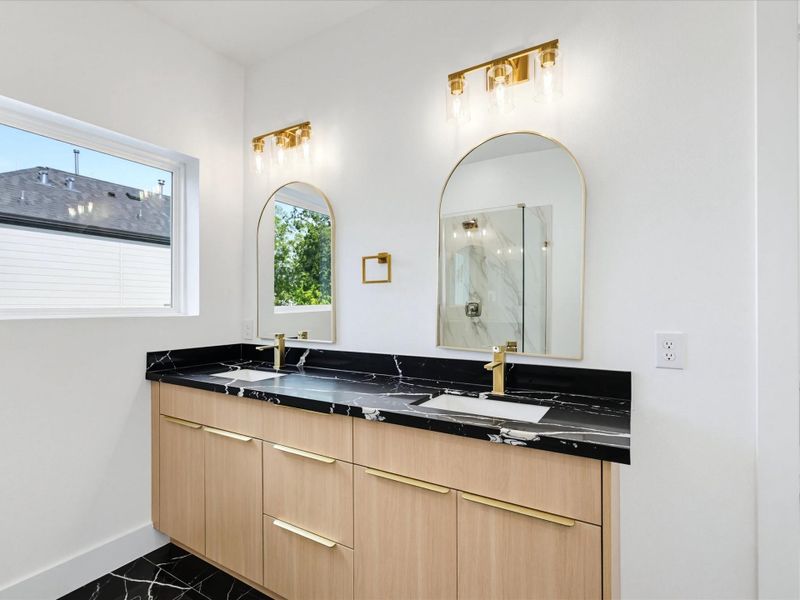 Furnished interior view inside a new home in , Houston (Image 19).