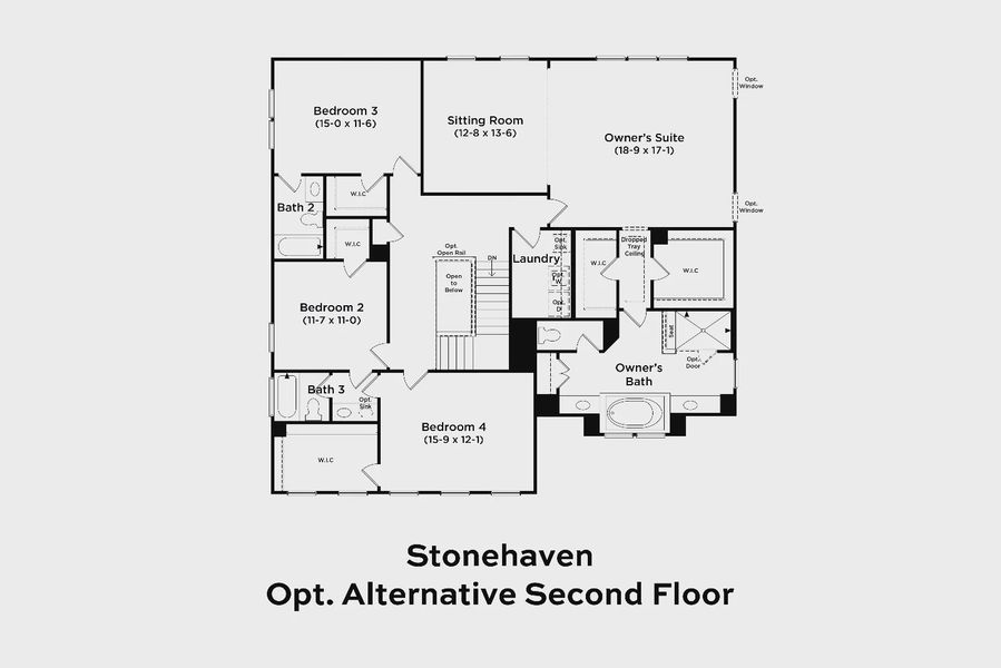 2D floor plan layout for the Stonehaven by DRB Homes in Reserve at Crowthorne, Zebulon, NC (Image 31). 2D floor plan layout for the Stonehaven by DRB Homes in Reserve at Crowthorne, Zebulon, NC (Image 31).