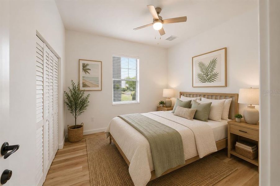 Furnished interior view inside a new home in , Punta Gorda (Image 36).