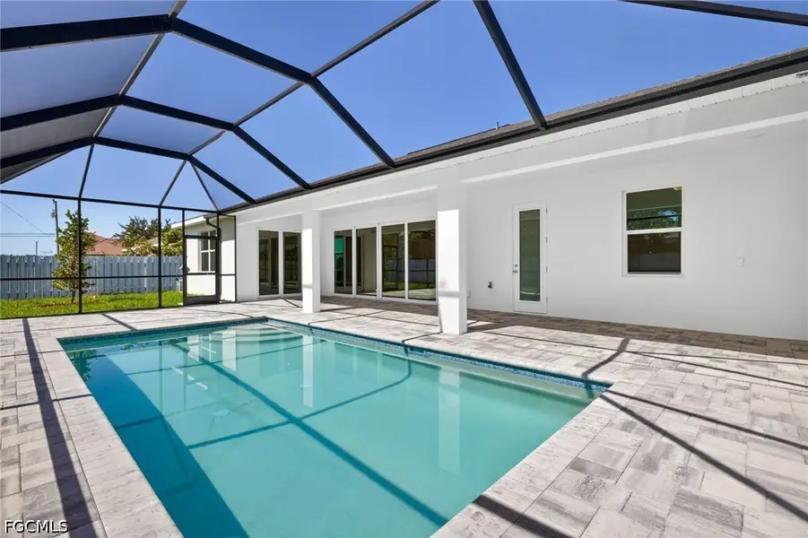 Exterior details and patio area of a home in Cape Coral, Cape Coral (Image 19).