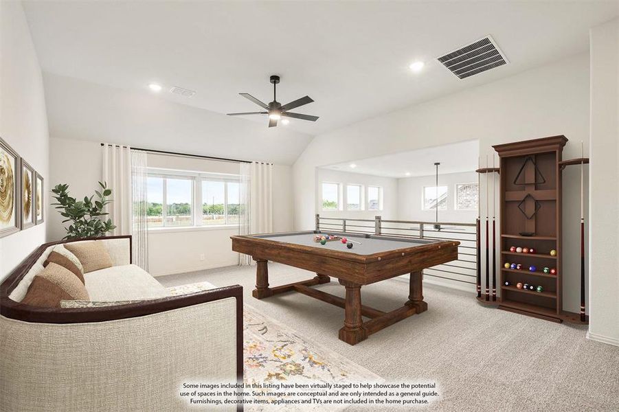 Furnished interior view inside a new home in Glenwood Meadows, Argyle (Image 10).
