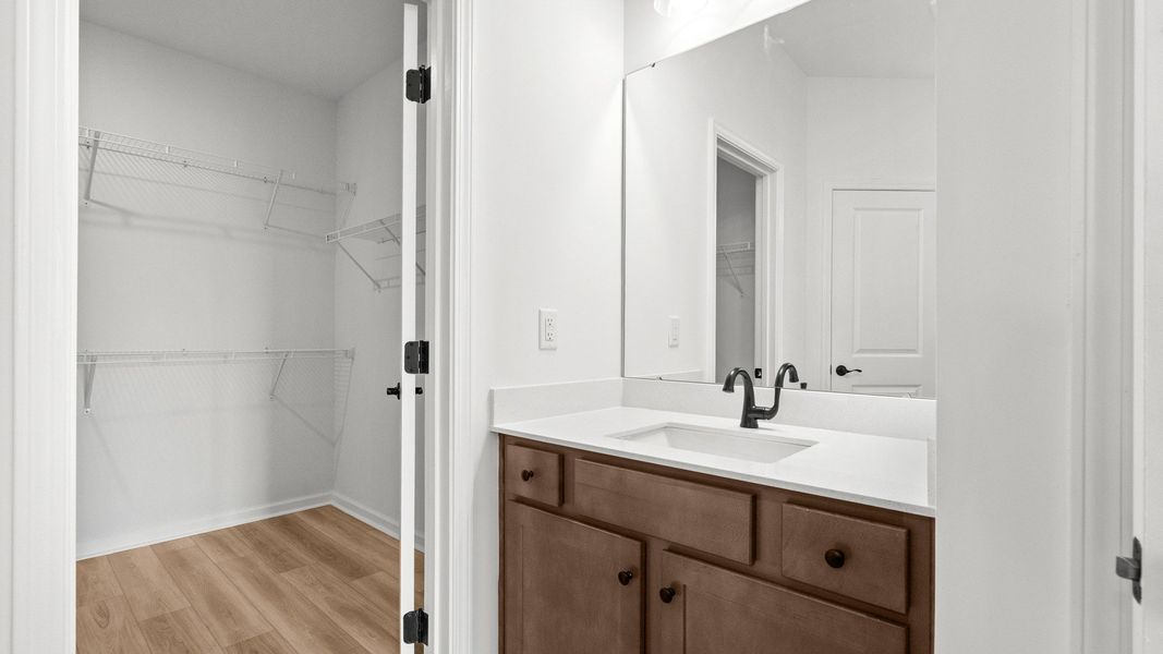 Furnished interior view inside a new home in Indigo at the Preserve, Longs (Image 13).