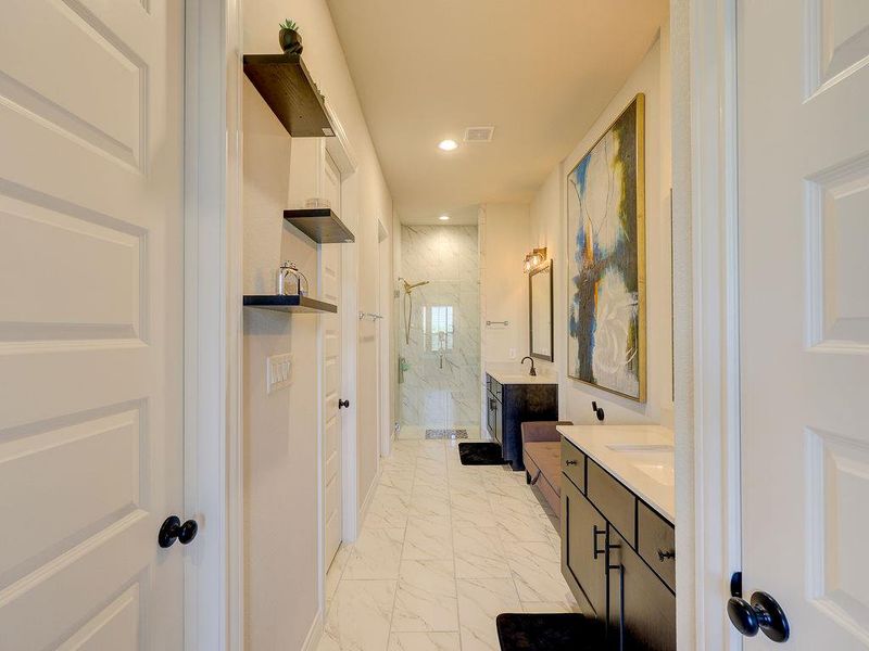 Furnished interior view inside a new home in , Liberty Hill (Image 18).