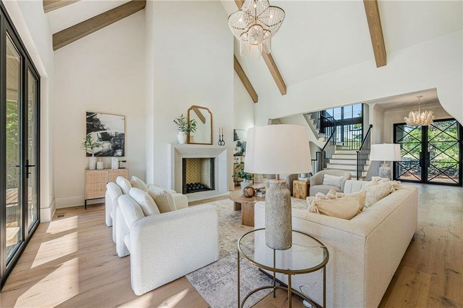 Furnished interior view inside a new home in , Canton (Image 14).