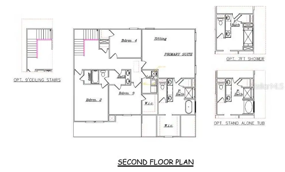 2D floor plan layout of this home in Conner Springs, Social Circle, GA (Image 3).