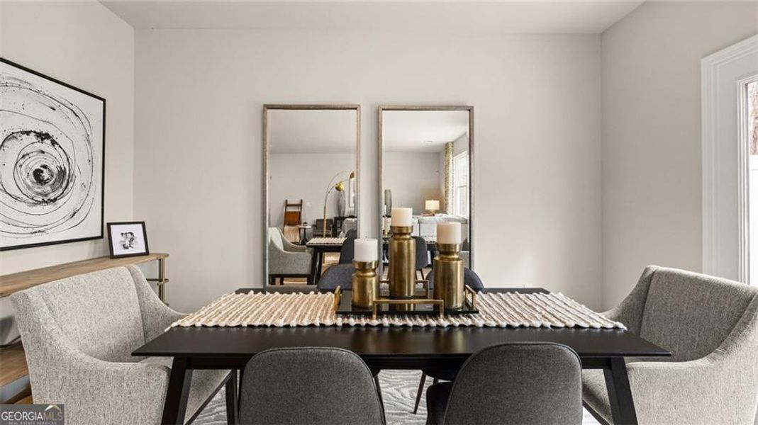 Furnished interior view inside a new home in Echo Glen, Stockbridge (Image 7).