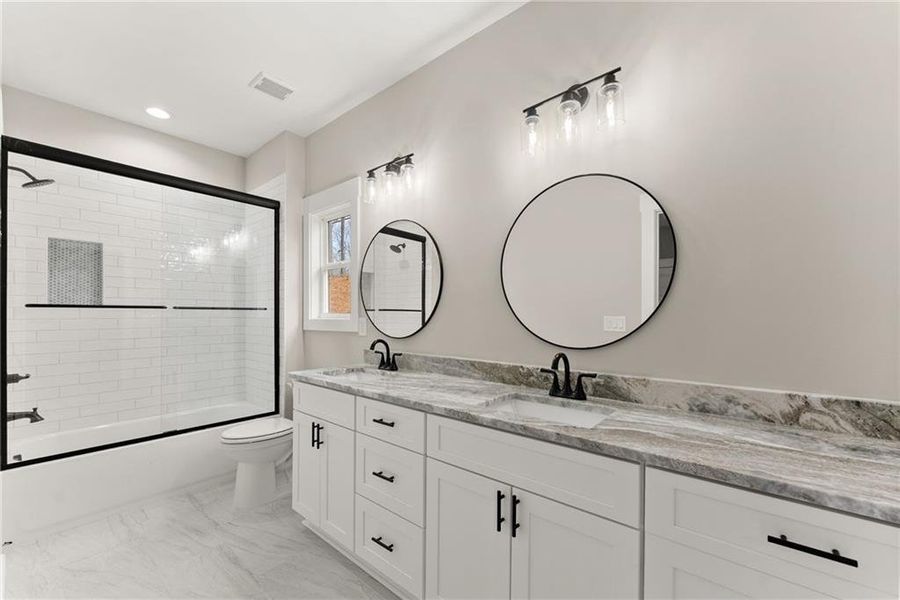 Furnished interior view inside a new home in , Clarkesville (Image 9).