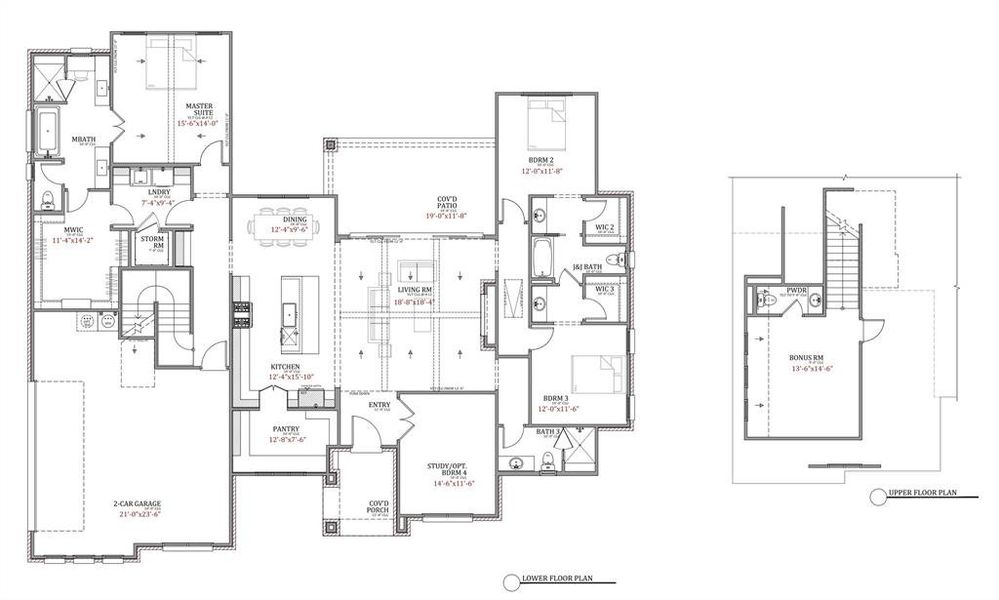 2D floor plan layout of this home in , Poolville, TX (Image 4). 2D floor plan layout of this home in , Poolville, TX (Image 4).