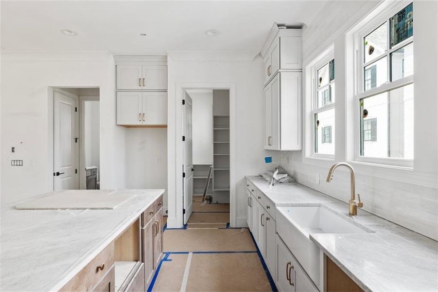 In-progress construction of a new home in , Alpharetta, GA (Image 25).