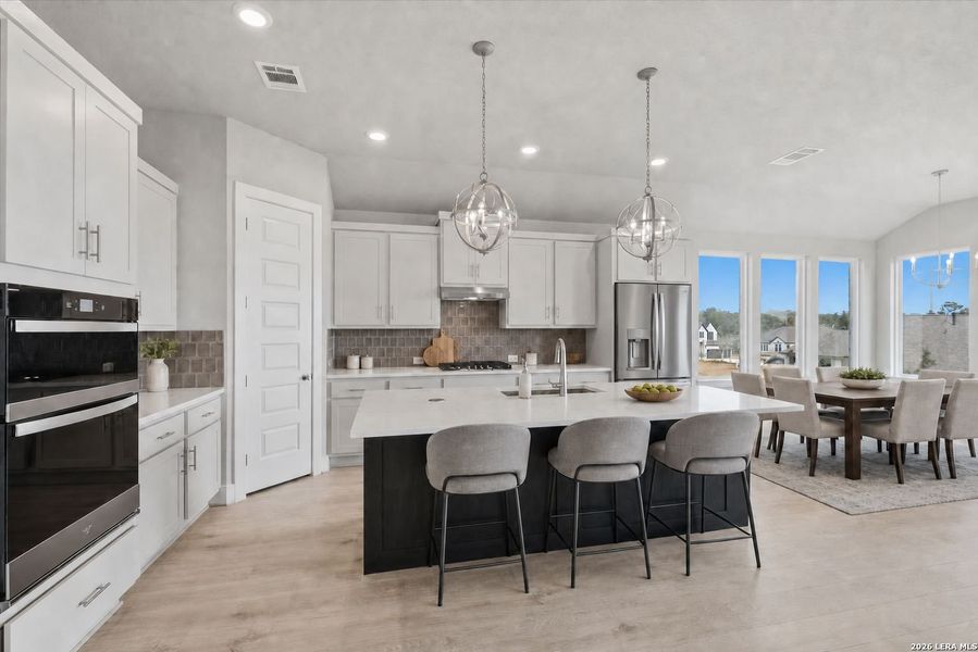 Furnished interior view inside a new home in Esperanza, Boerne (Image 5).