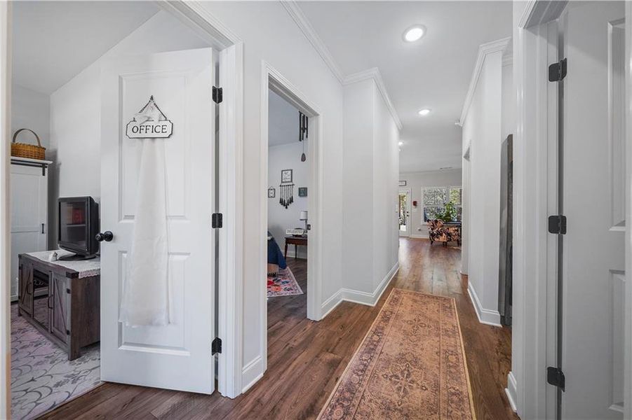 Furnished interior view inside a new home in , Dawsonville (Image 16). Furnished interior view inside a new home in , Dawsonville (Image 16).