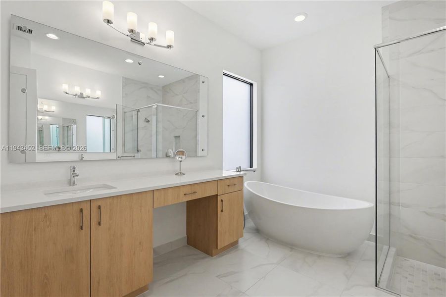 Furnished interior view inside a new home in Lotus Edge, Boca Raton (Image 14).