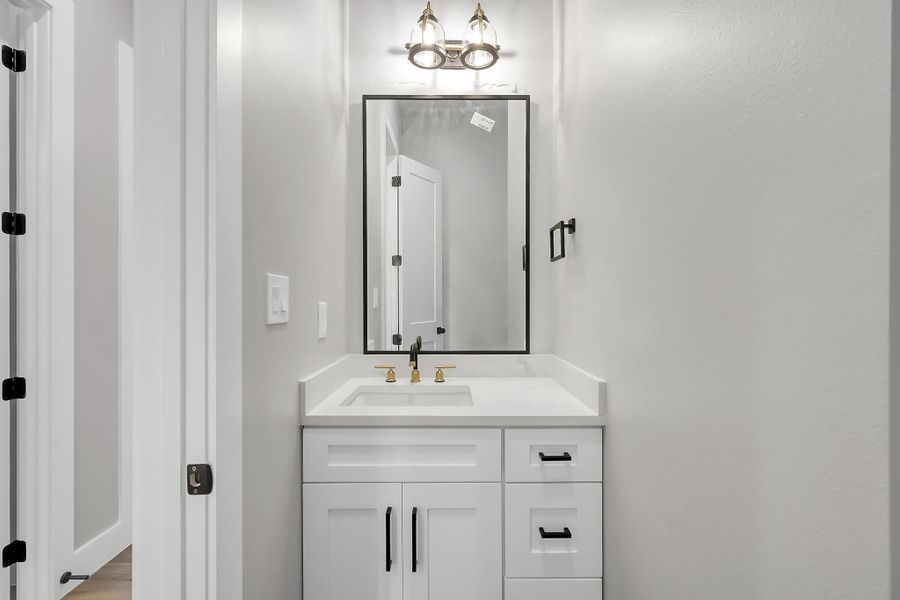 Half bathroom for guests