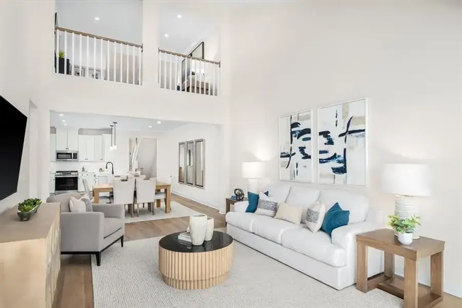 Furnished interior view inside a new home in Newberry 55+ Villas, McDonough (Image 11).