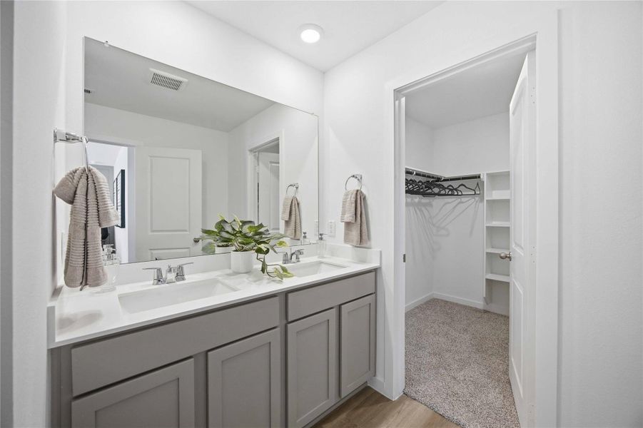 Furnished interior view inside a new home in Pinehaven, Houston (Image 26). Furnished interior view inside a new home in Pinehaven, Houston (Image 26).