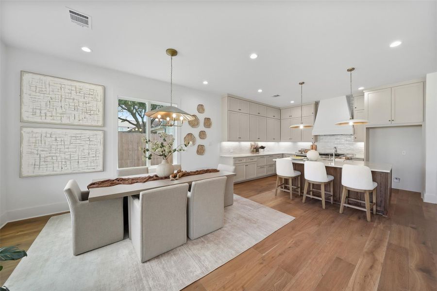 Furnished interior view inside a new home in , Houston (Image 30).