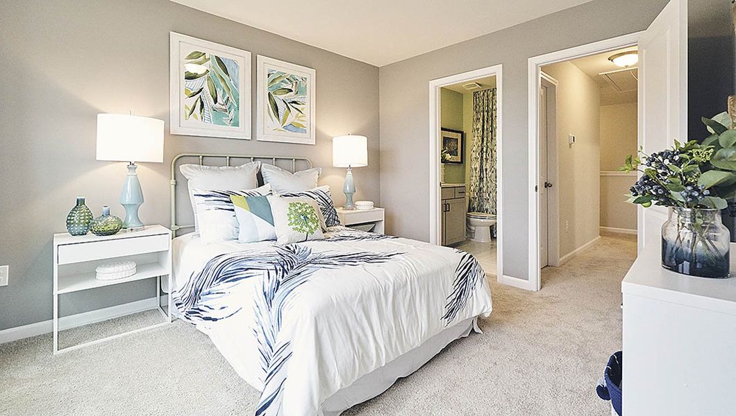 Furnished interior view inside a new home in The Grove at Glennview, Kernersville (Image 18).
