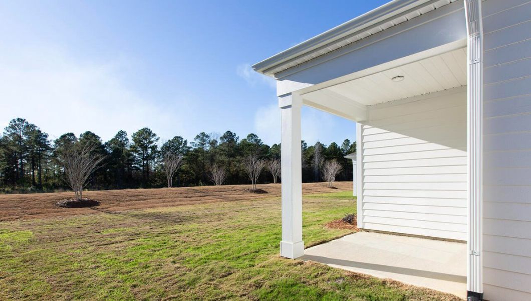 Representative exterior details of a home built from the Kerry by D.R. Horton in Cedar Hill Landing, Navassa (Image 3).