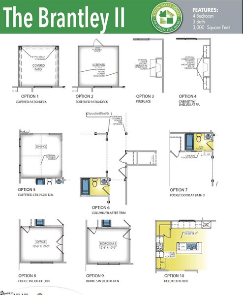 2D floor plan layout of this home in Shiloh Trail, Wellford, SC (Image 7).
