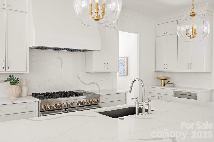 Furnished interior view inside a new home in , Charlotte (Image 39).