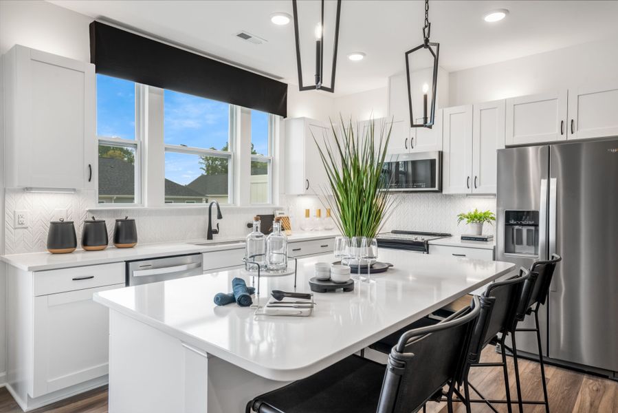 Representative furnished interior of a home built from the Claymore by Mattamy Homes in Magnolia Park Townes, Garner (Image 9).