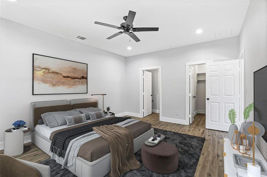 Furnished interior view inside a new home in , Denison (Image 7).