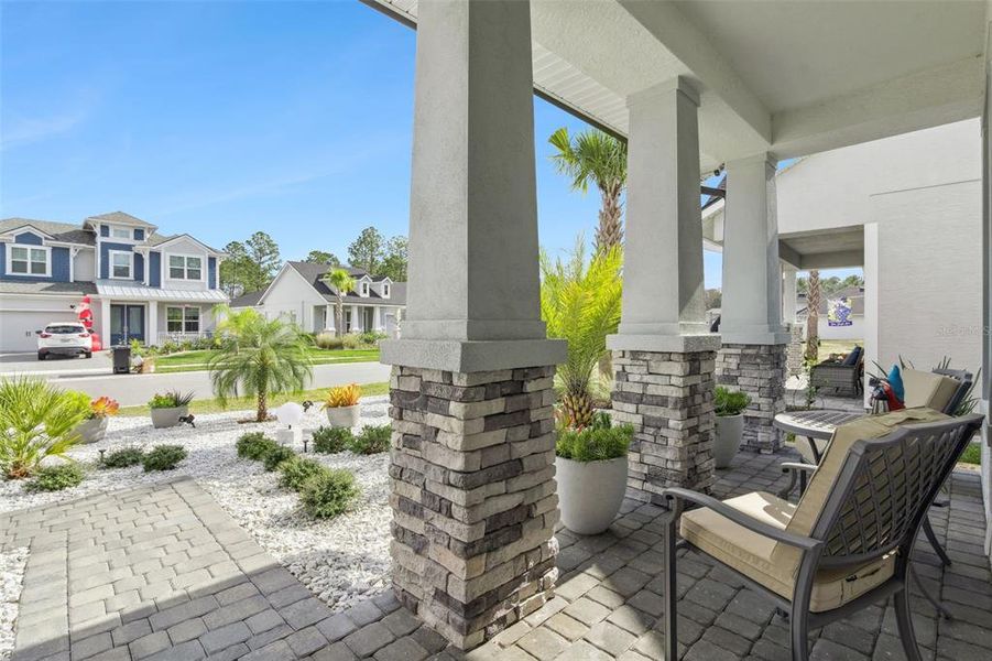 Exterior details and patio area of a home in , Port Orange (Image 28). Exterior details and patio area of a home in , Port Orange (Image 28).